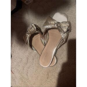 Unbranded Women's Gold and Cream Clogs